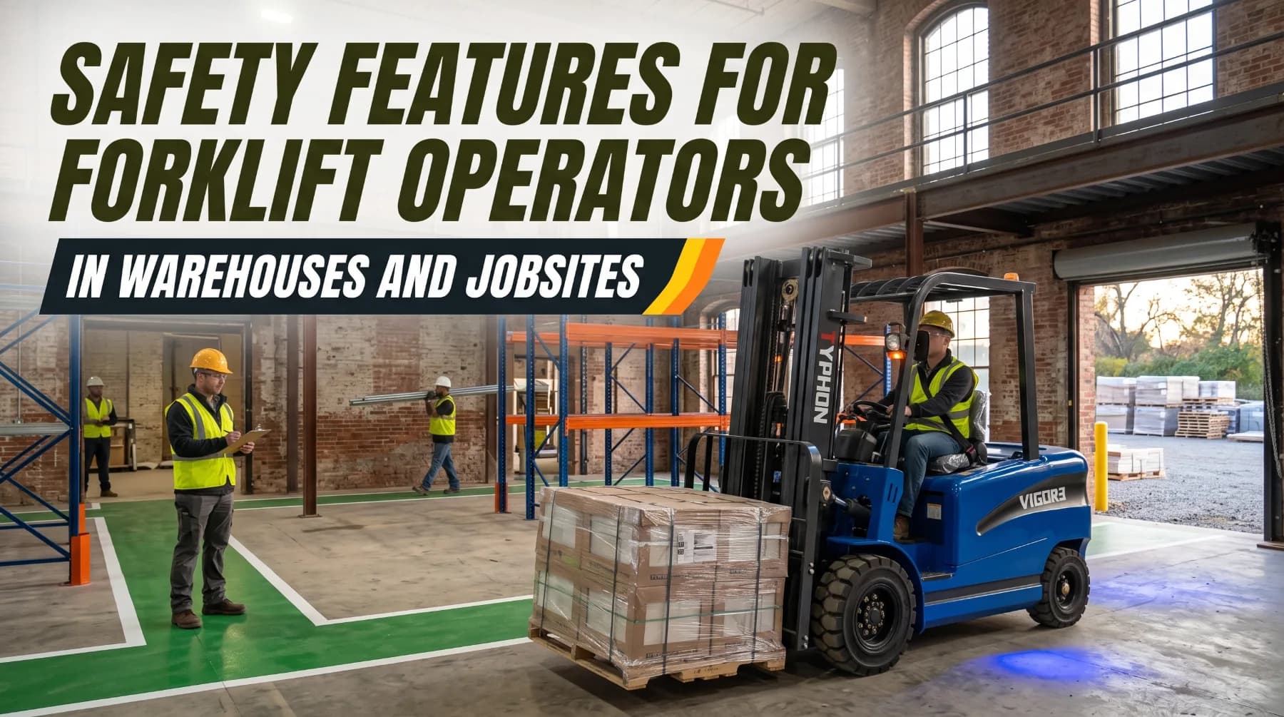 Safety Features for Forklift Operators in Warehouses and Jobsites