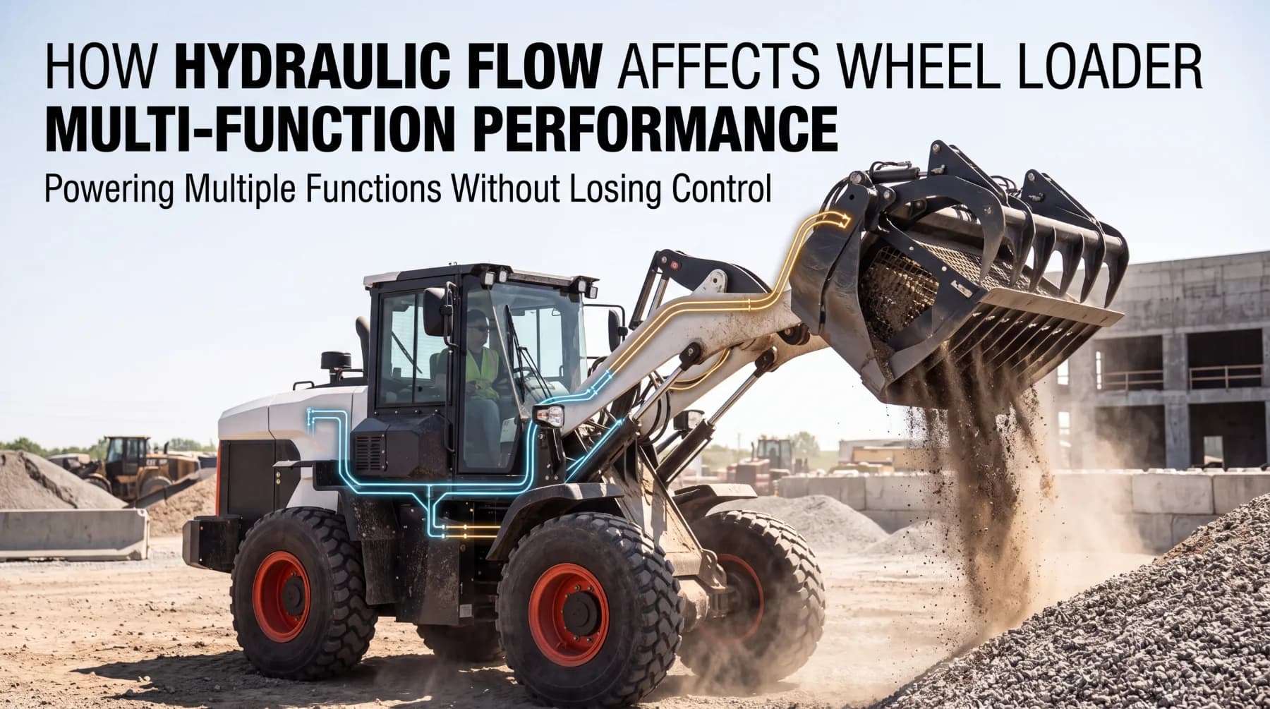 How Hydraulic Flow Affects Wheel Loader Multi-Function Performance