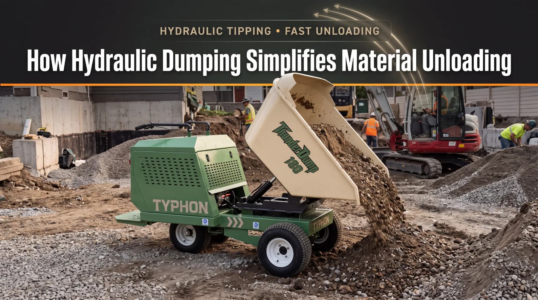 How Hydraulic Dumping Simplifies Material Unloading