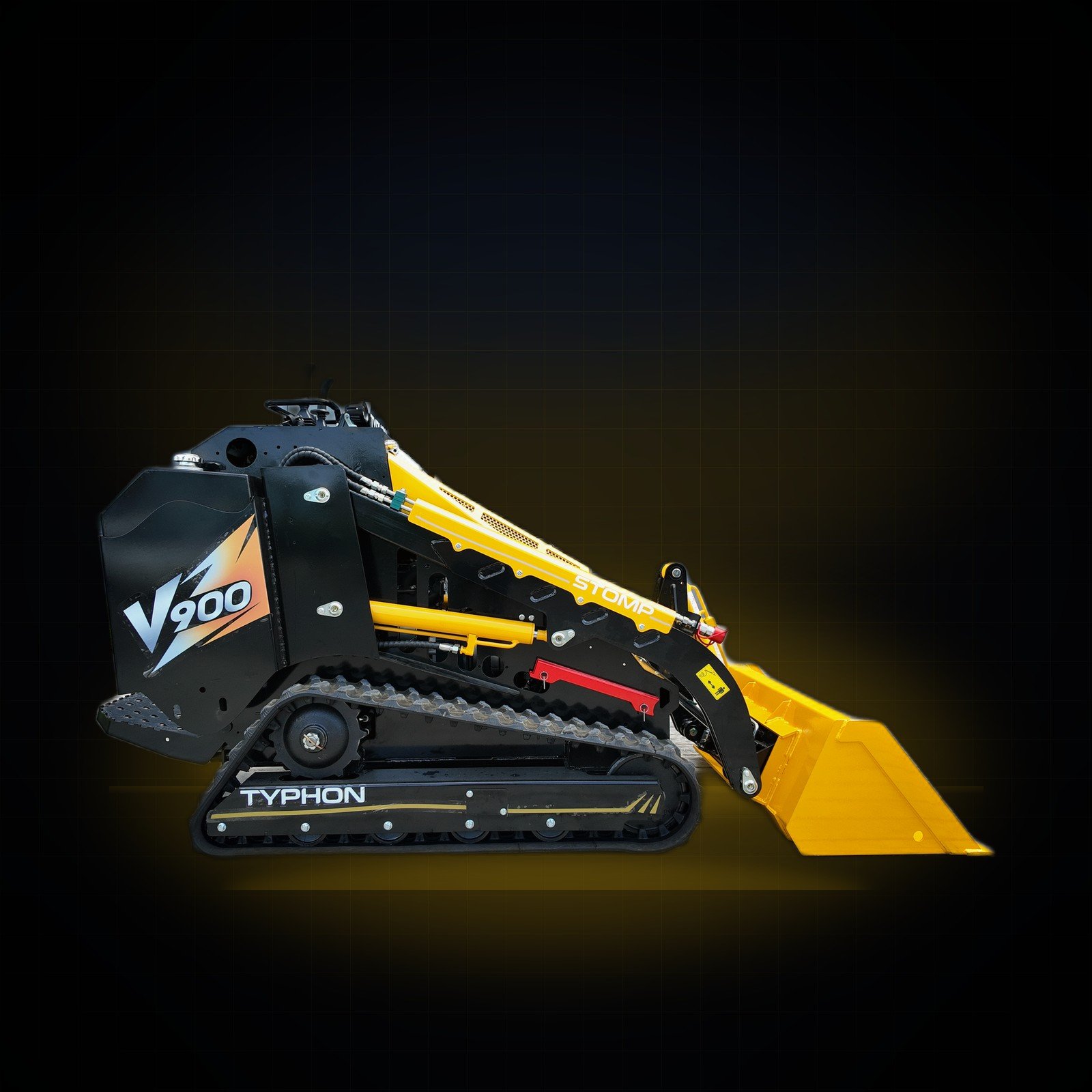 Mini skid steer loader tracks and undercarriage